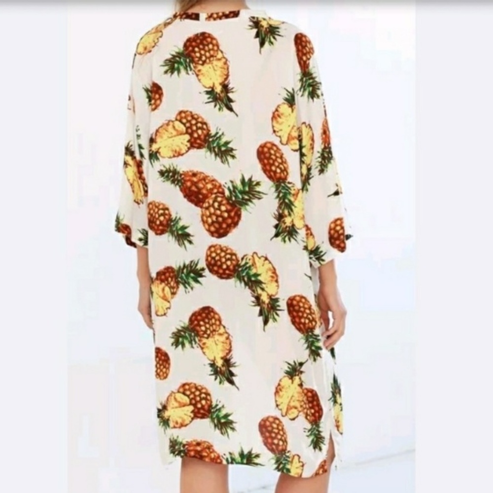 PINEAPPLE KIMONO / COVER- UP /WRAP - Picture 3 of 4